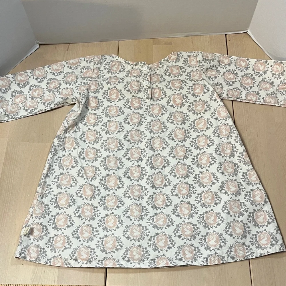 go gently baby gray cotton used