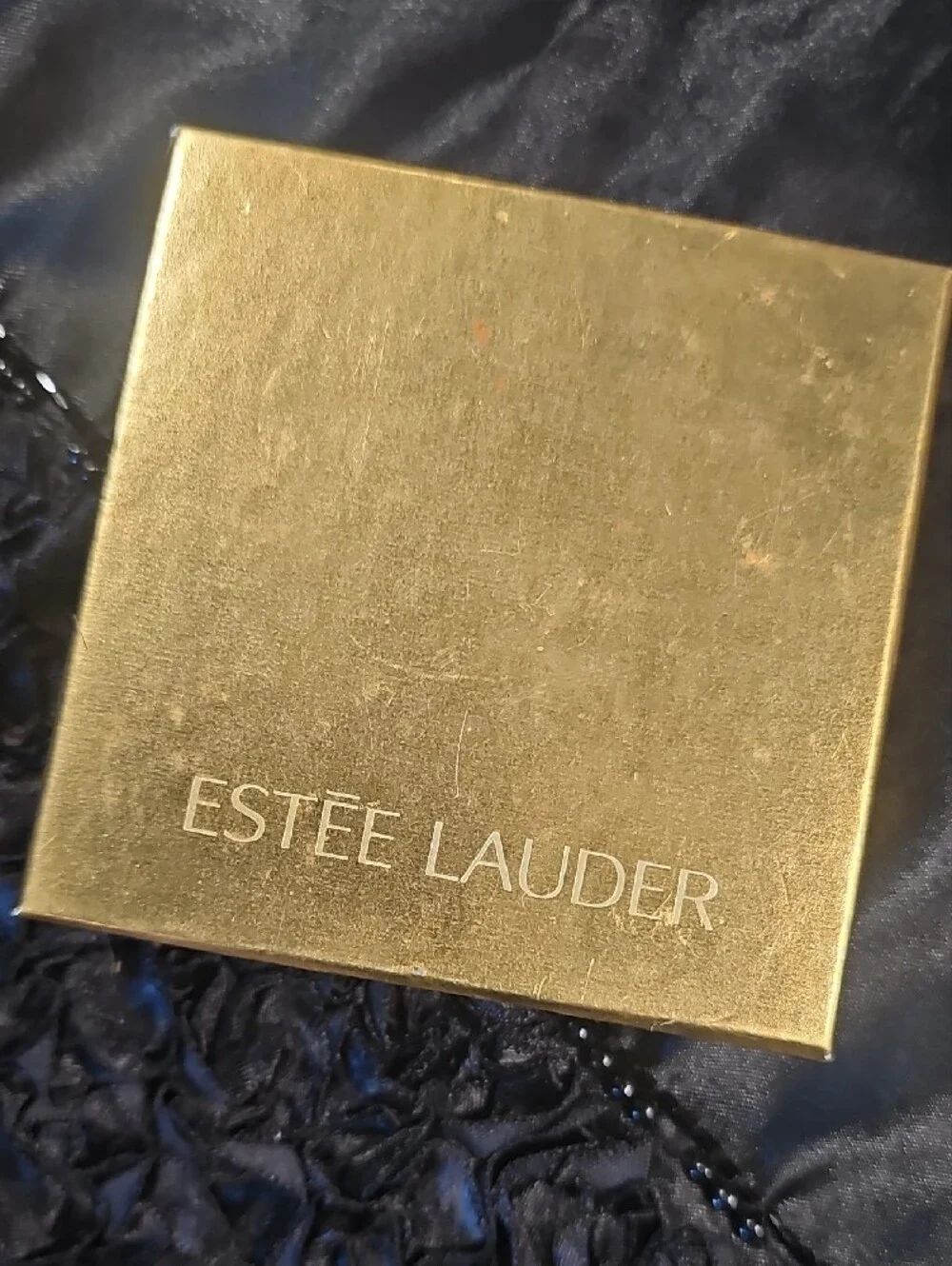 Estee Lauder compact gold