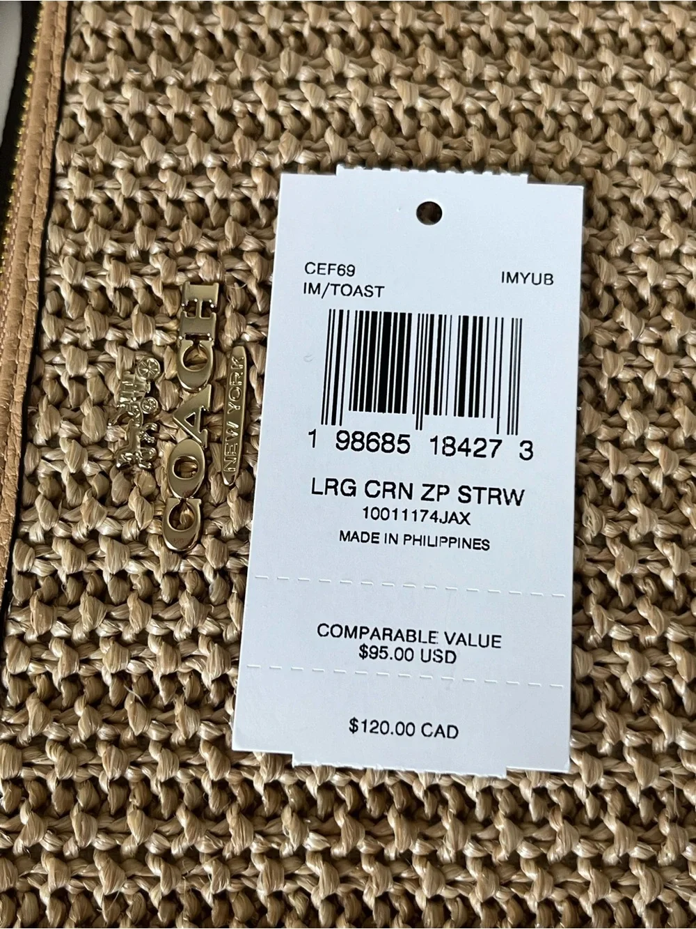 Coach 100% authentic