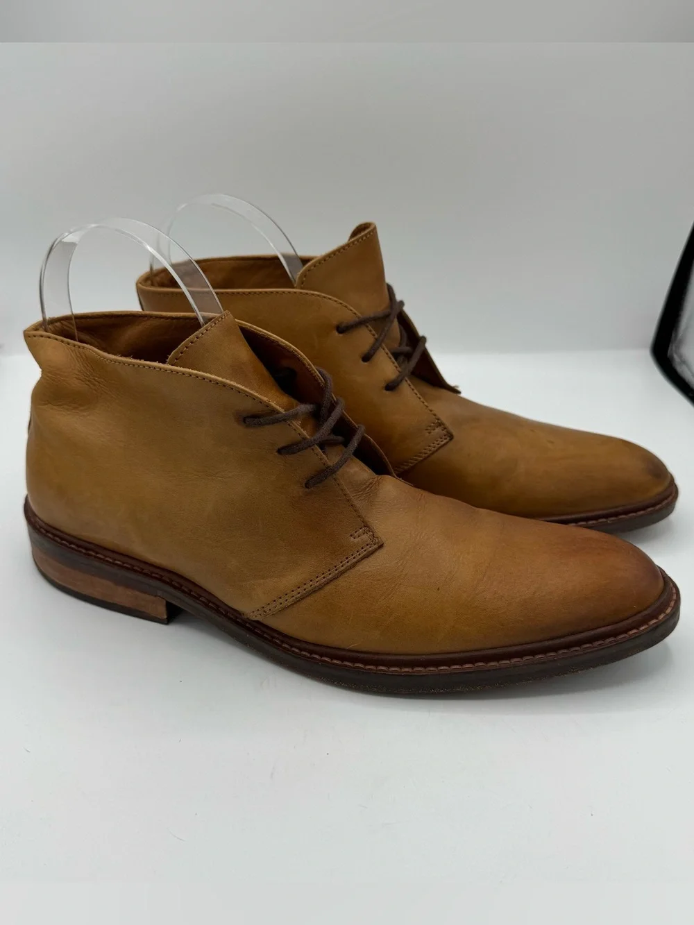 Beckett Simonson Ellis Chukka Boots - Men's 42 US size 9 tan leather work office
