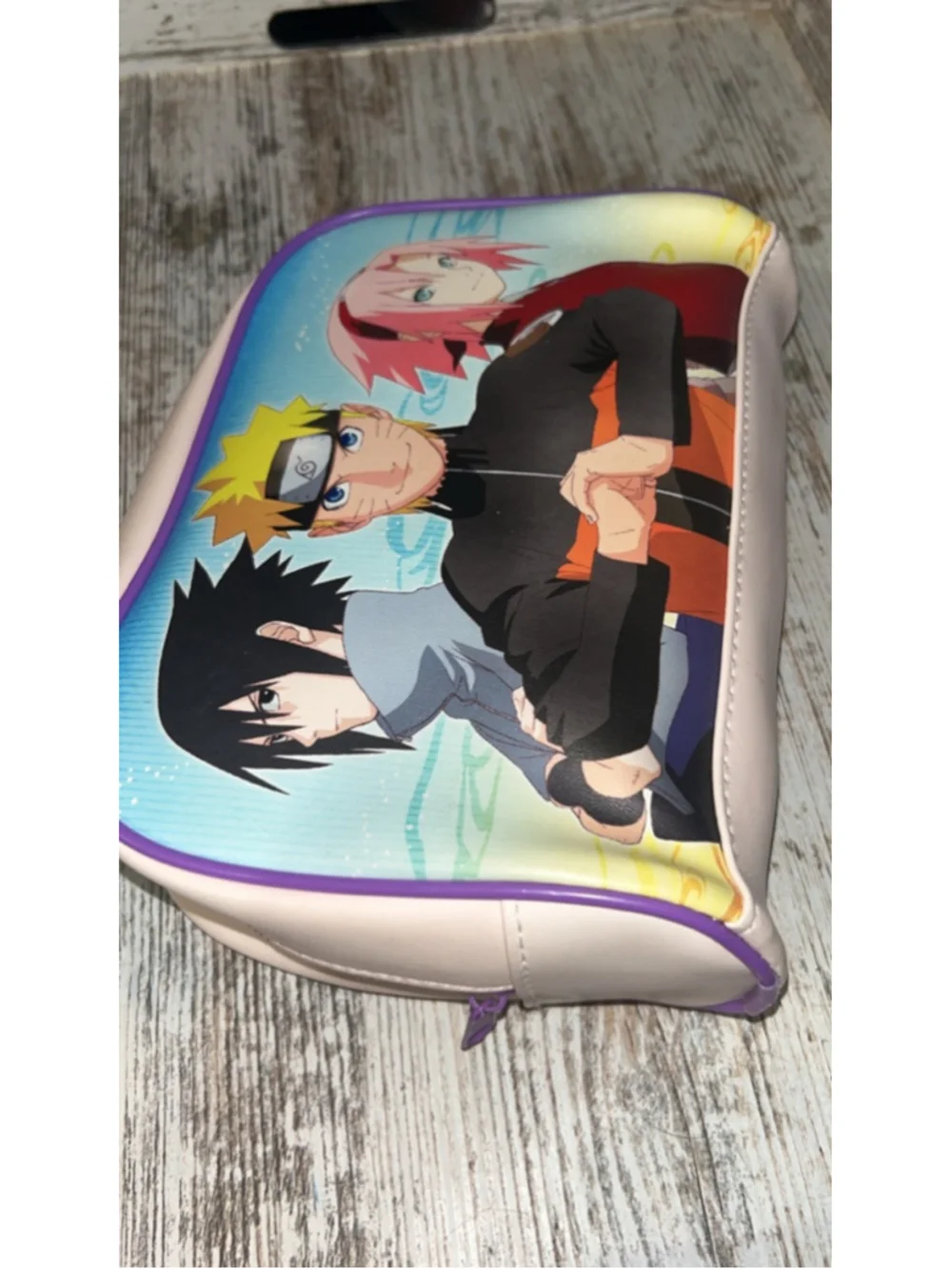 Women's Unbranded Naruto Shippuden One Size Pink Purple Cosmetic Bag