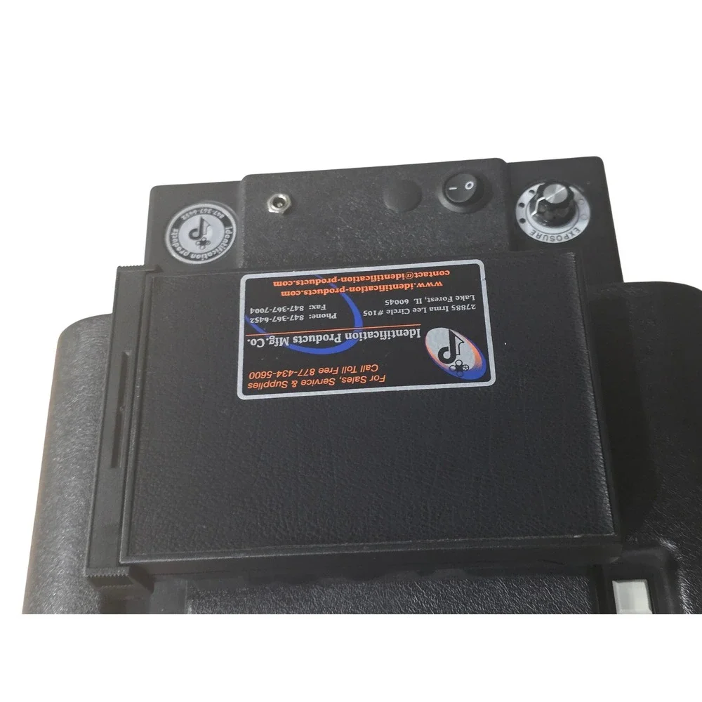 Identification Products BC-100 Instant ID Camera Polaroid‎ Back Black BC04E01202