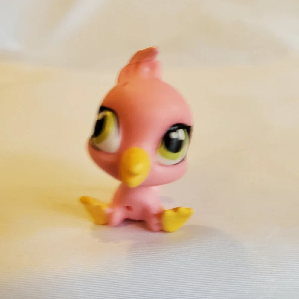 Littlest Pet Shop LPS #3813 Siesta Perez Bird Pink Pet‎ PAWSABILITIES