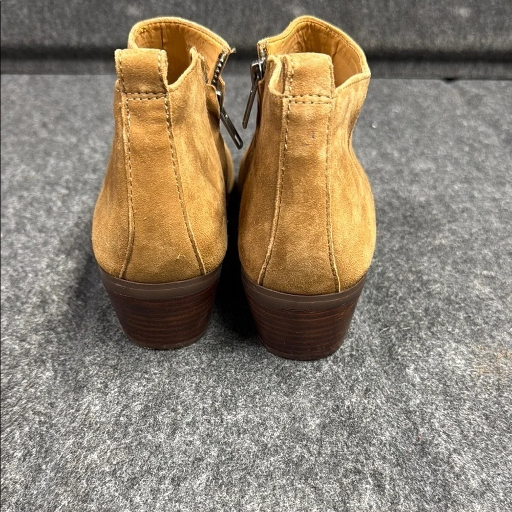 J. Crew Tan Ankle Booties Sleek Suede Design