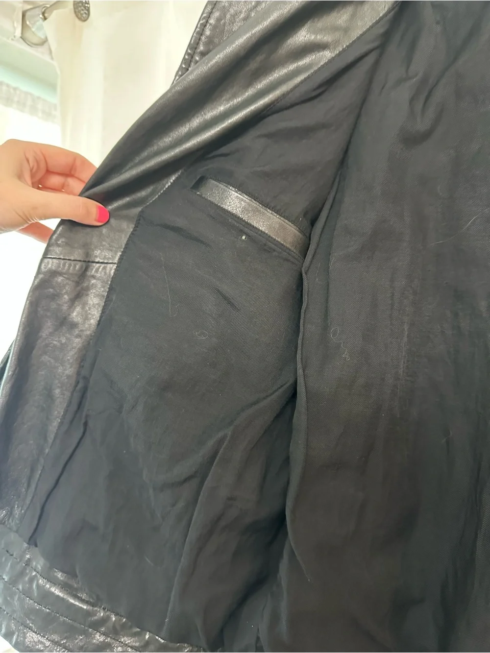 All Saints allsaints leather