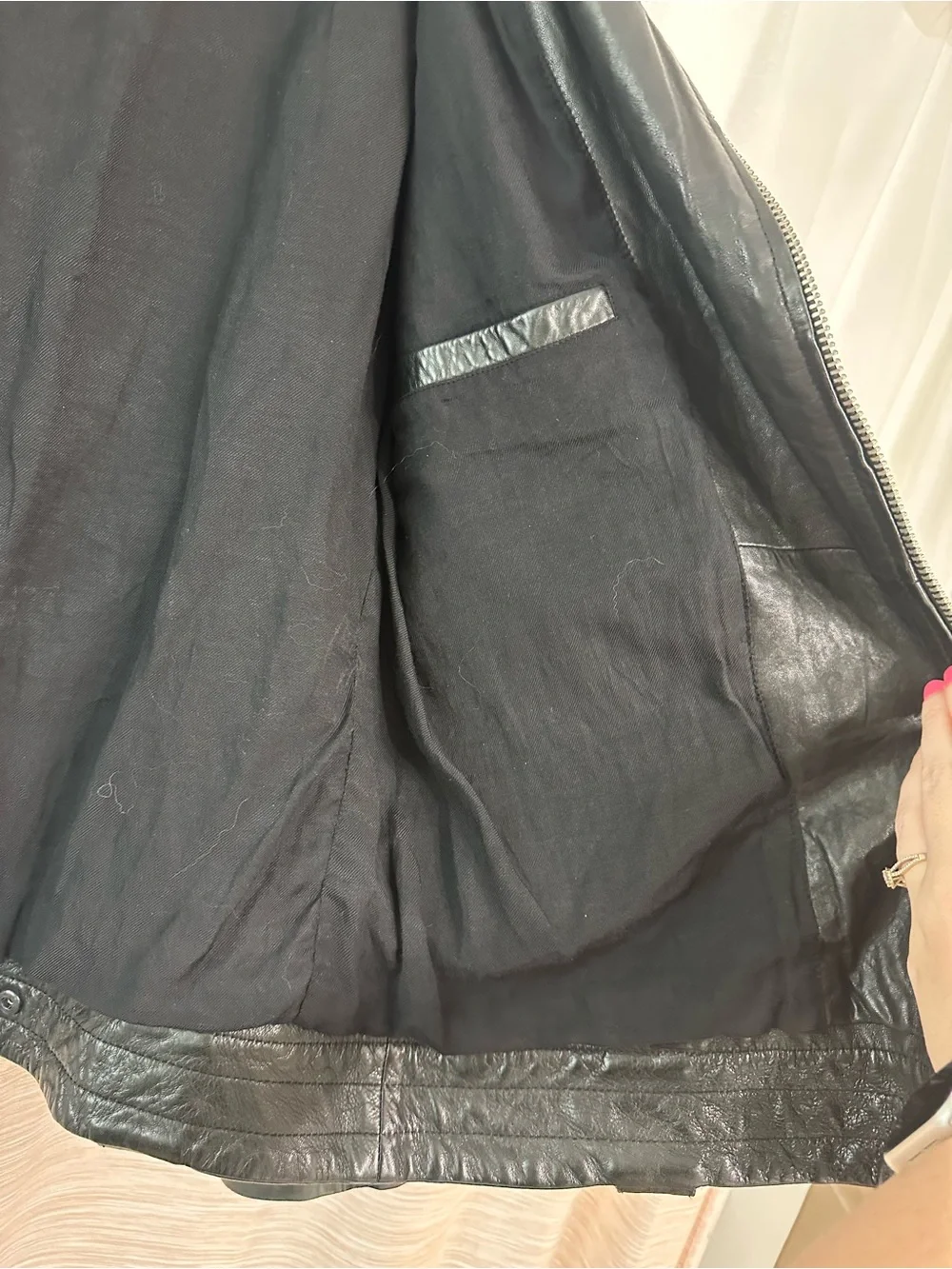 All Saints allsaints leather