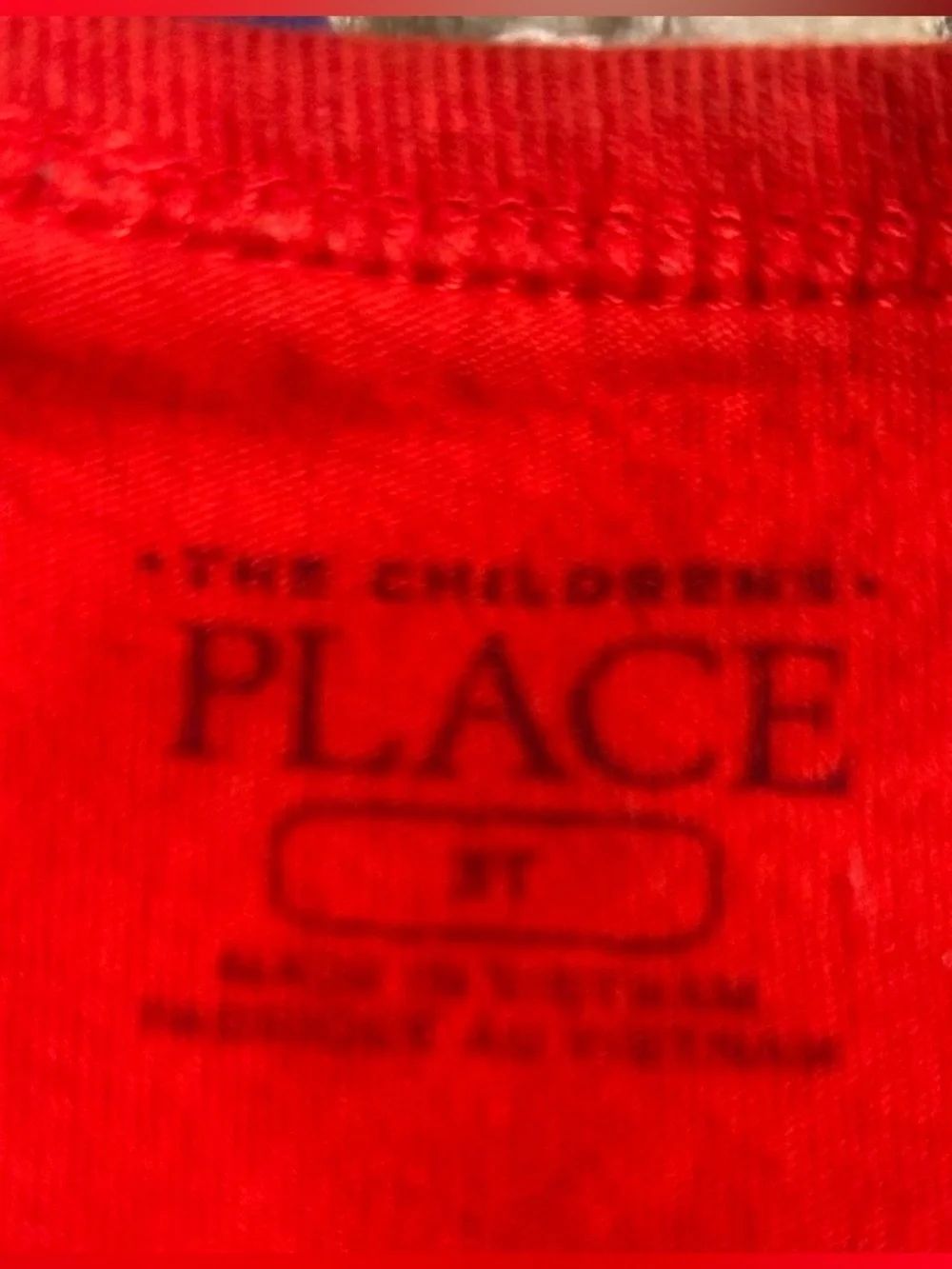 The Childrens Place bright red