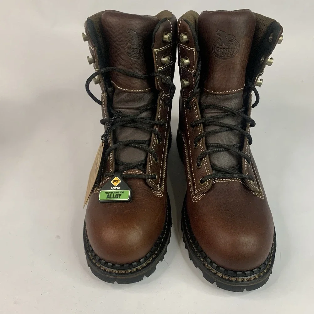 Georgia Boot AMP LT Logger Alloy Toe Waterproof Women's Logger Boot 10M GB00428