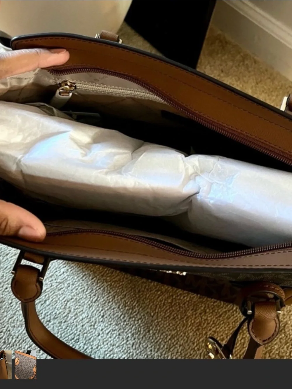 Michael Kors slim design strap