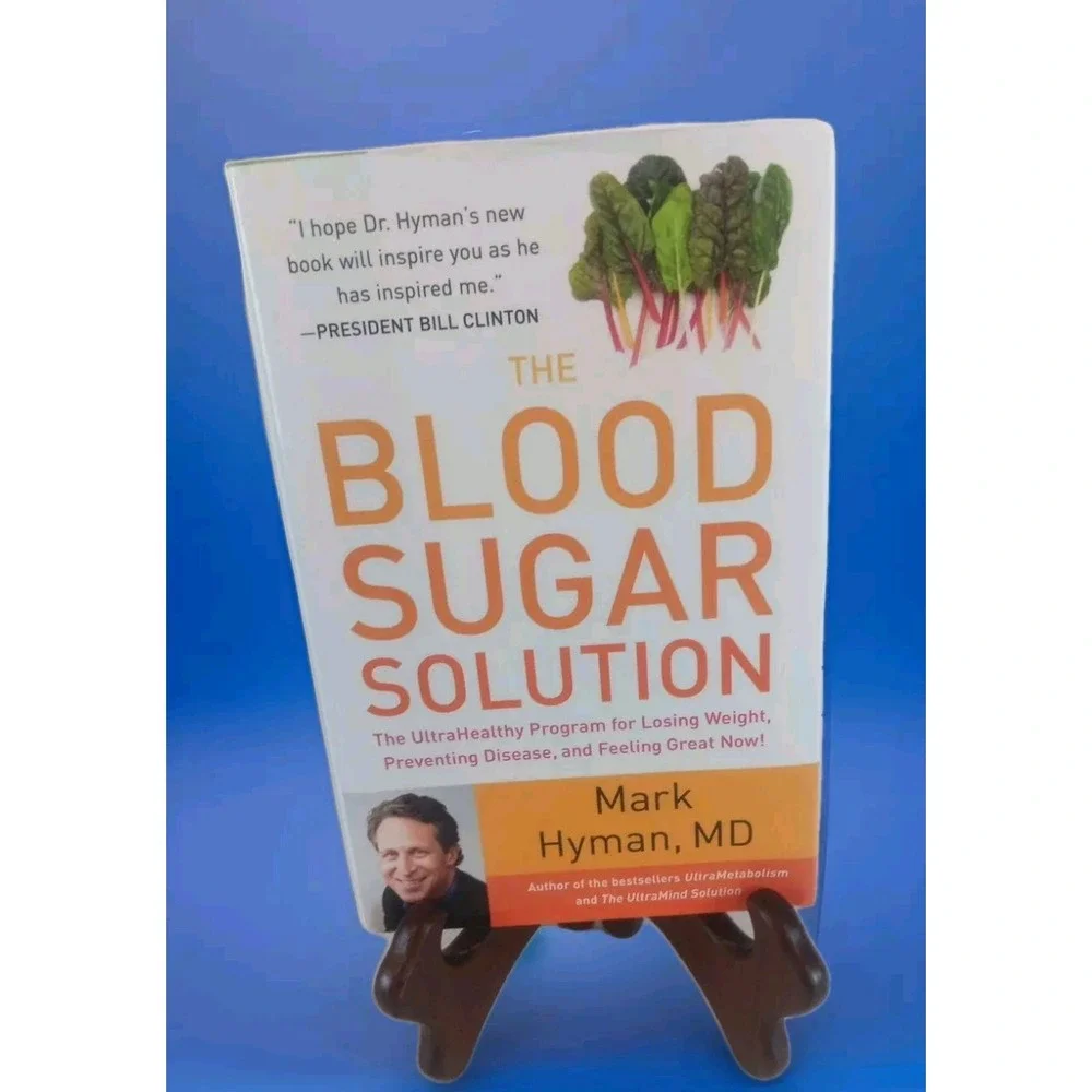 THE BLOOD SUGAR SOLUTION by Mark Hyman Hardcover book‎ weight loss