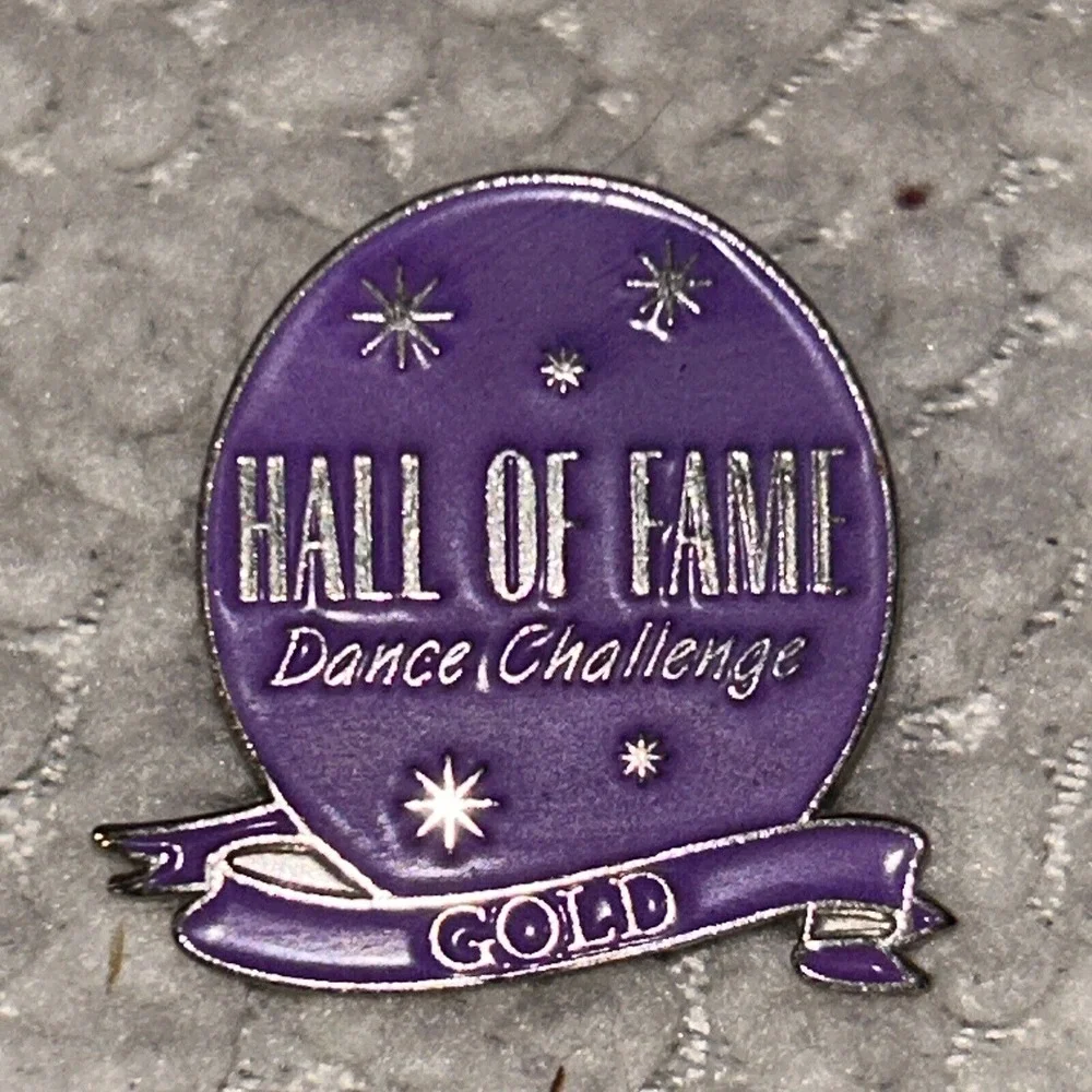 Purple & Silver Tone Hall of Fame Dance Challenge 