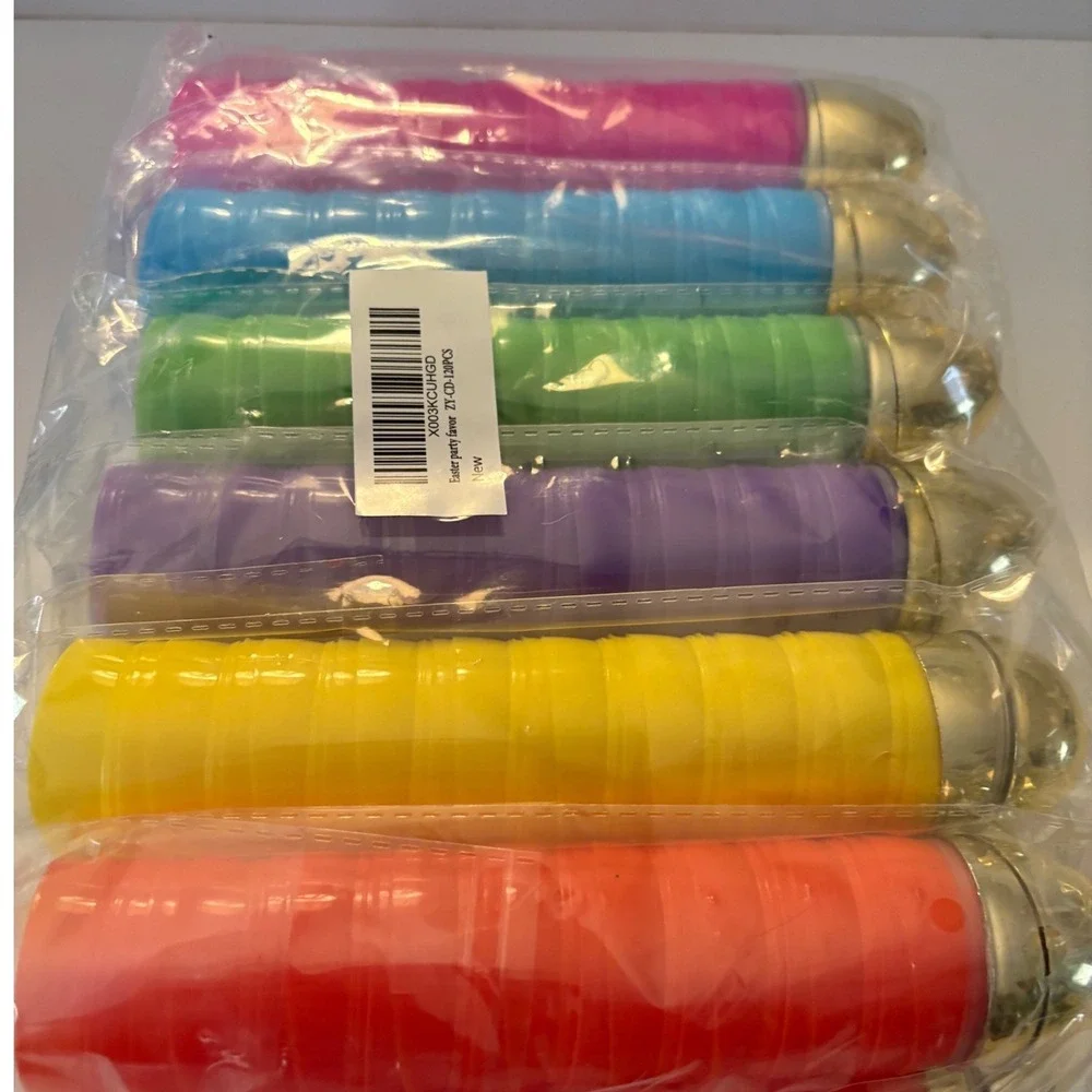 Easter Party Favors 120pcs Colorful Plastic Eggs Gold Pink‎ Green Blue Purple