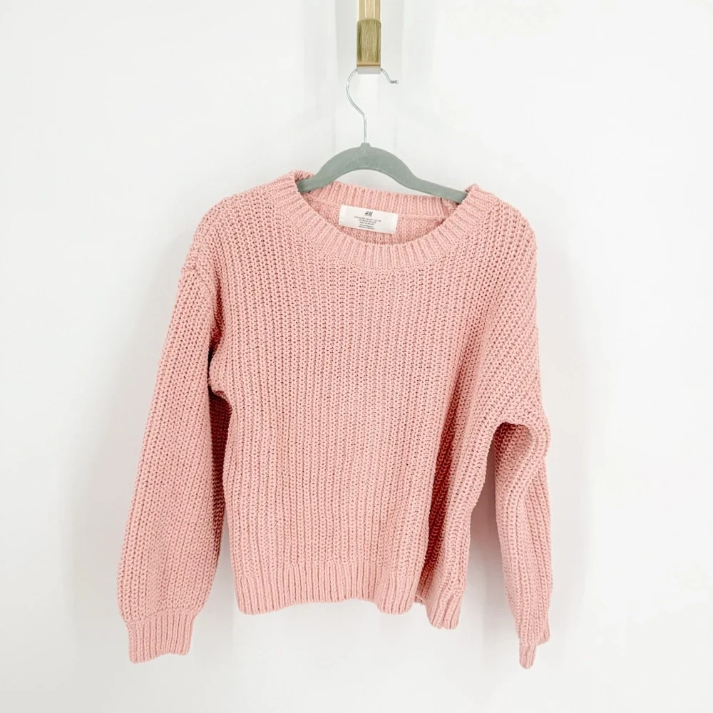 H&M Kids Pink Knit Sweater