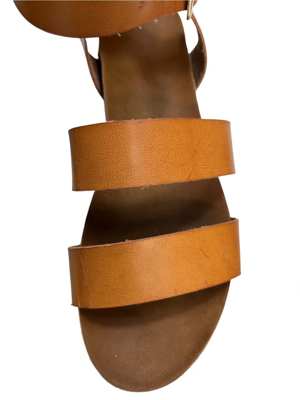 Patrizia by Spring Step Larissa-CA Espadrille Platform Sandals Size EU 37 Cognac