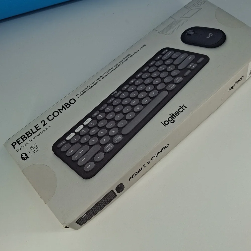 Logitech Pebble 2 Combo Compact Wireless Keyboard & Mouse 920-012061 Open Box