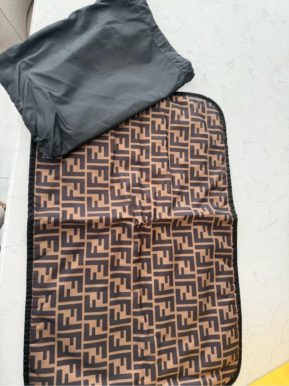 Fendi black nylon
