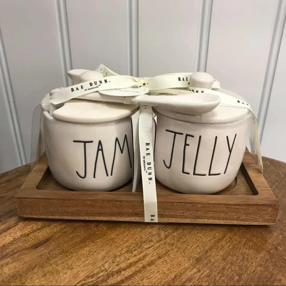 Rae Dunn Jam And Jelly Set