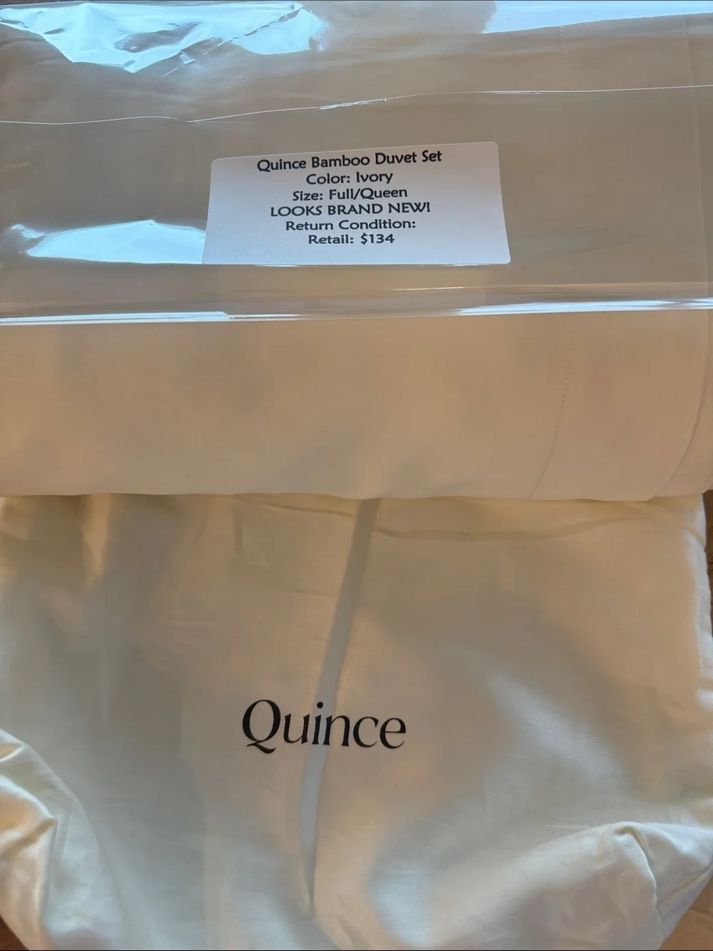 Quince bamboo duvet