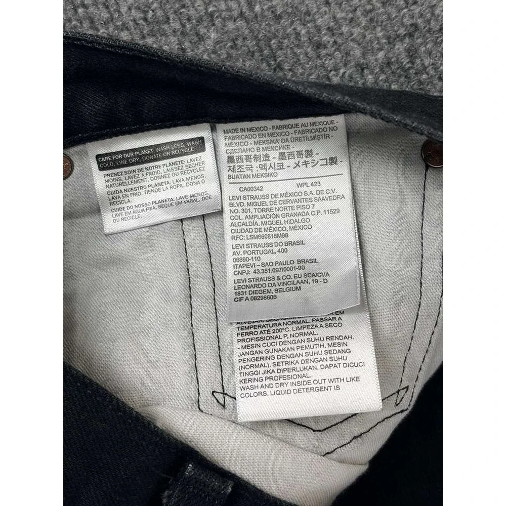 Levi's Strauss‎ 501xx Jeans Black Men's Size 40x32(40x30) Excellent Condition