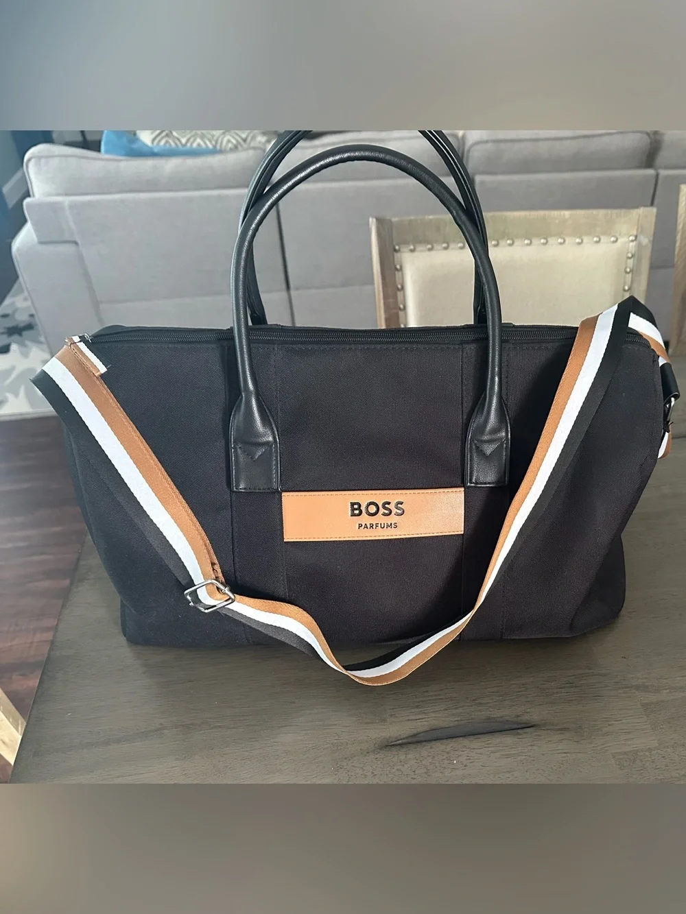 Hugo BOSS Big Black Duffel Bag/ weekender