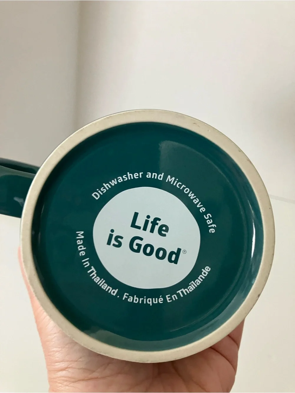 Life Is Good sturdy ceramic