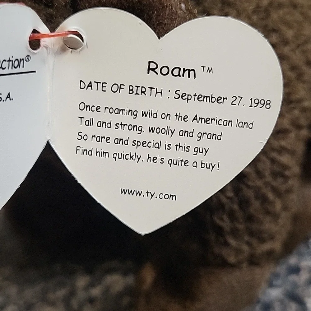 Ty Beanie Baby ROAM 1998 Retired No Tag‎ Errors