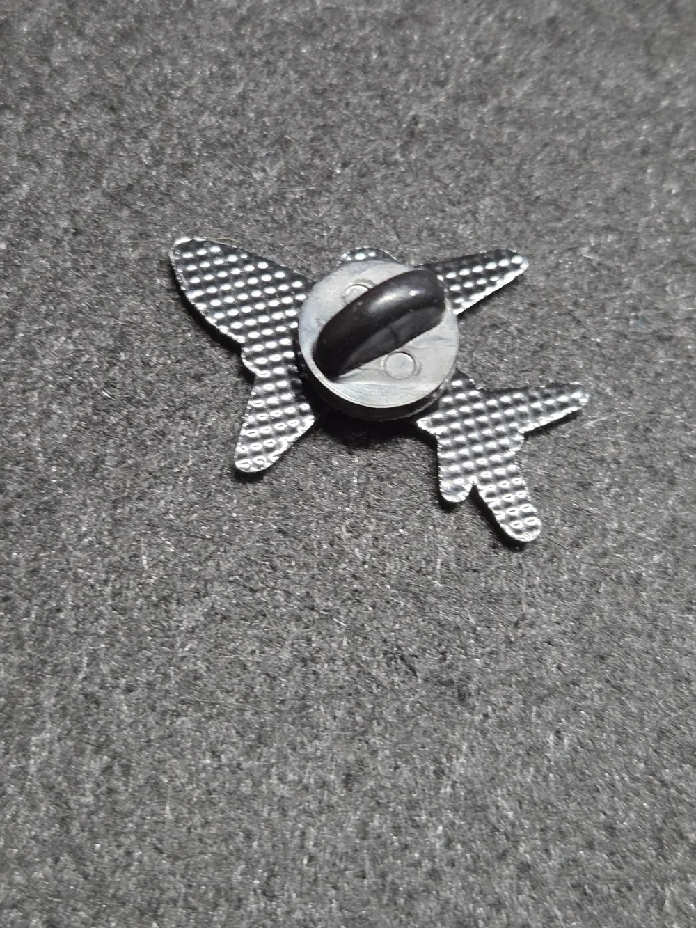 **Kids Airplane Enamel Pin - White, Blue & Green**