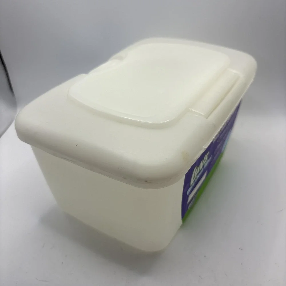 Luvs empty container