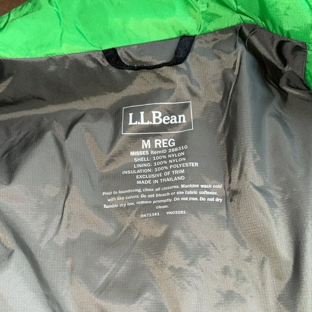 L.L. Bean vibrant green