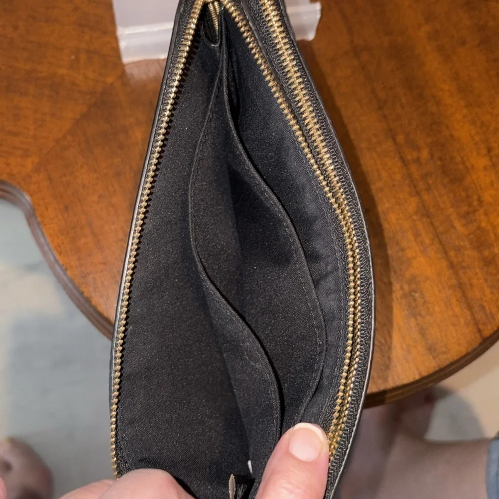 Coach double zip