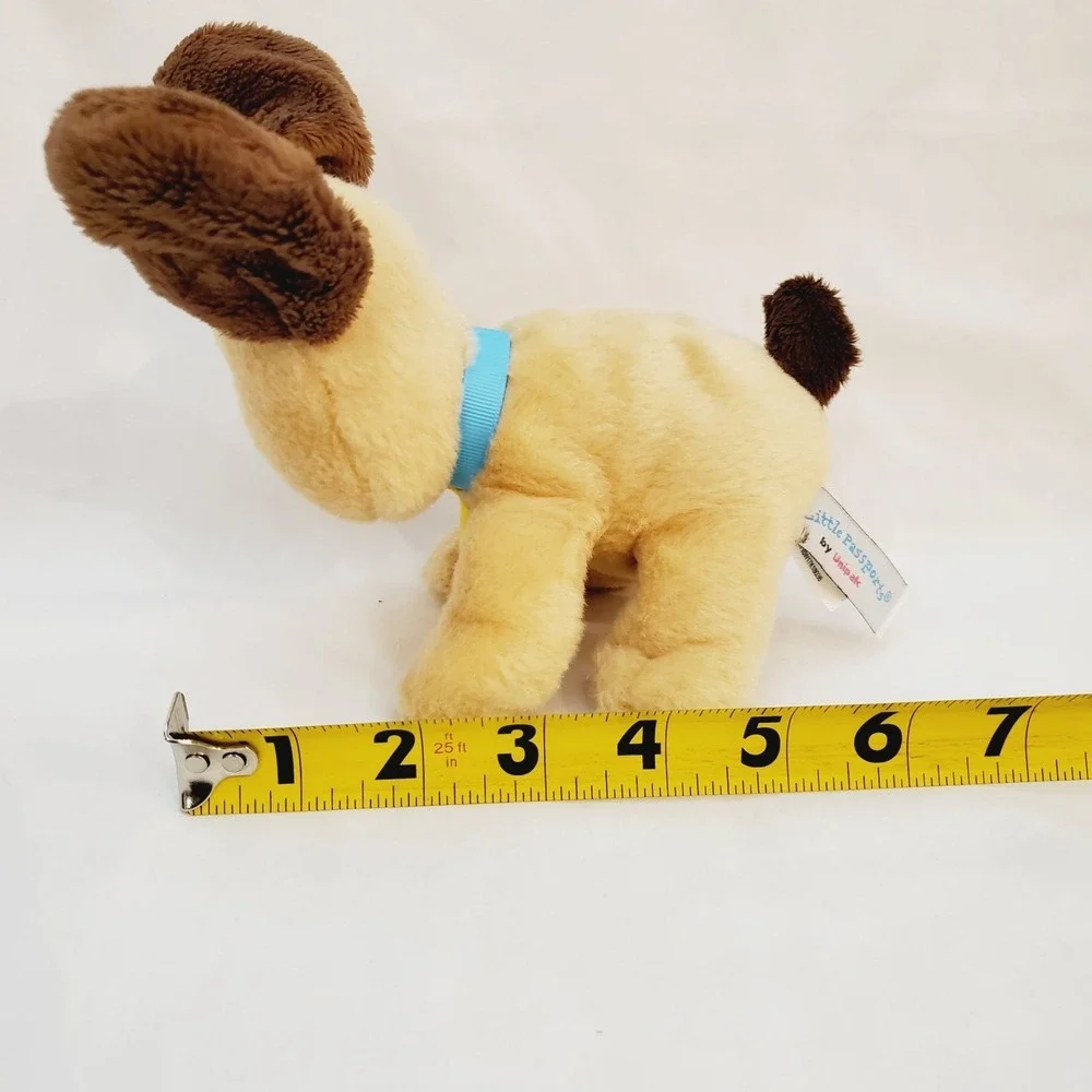 Unipak‎ Little Passports Toby Plush Puppy Dog Bean/Pellet Bottom