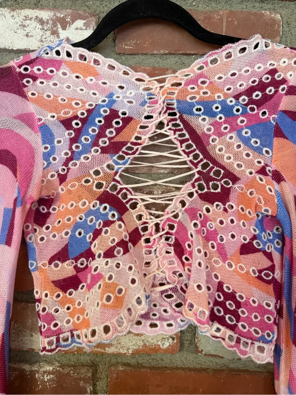 Free People crocheted crop