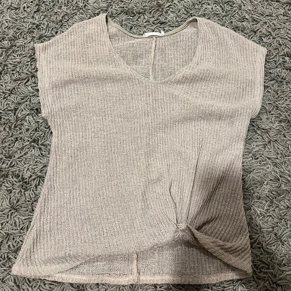 sweater material tee