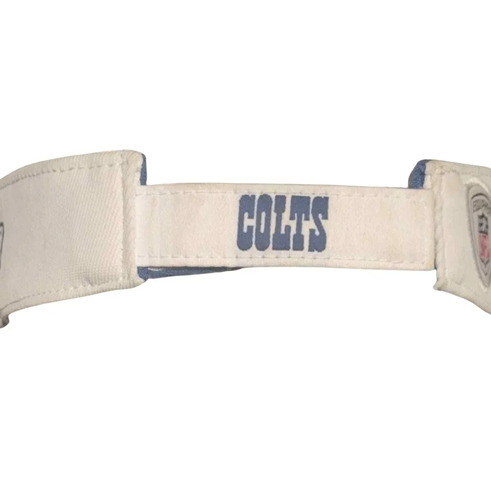 Reebok Indianapolis Colts NFL Authentic Sideline Visor Blue White Adjustable Hat