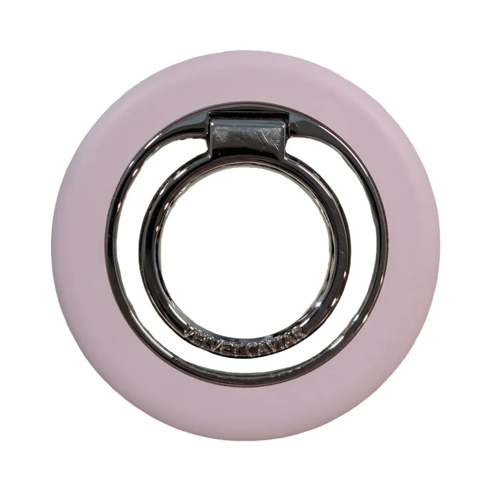 B9-P VELVET CAVIAR - Magnetic Phone Ring &‎ Stand - Strawberry Milk ⬇️