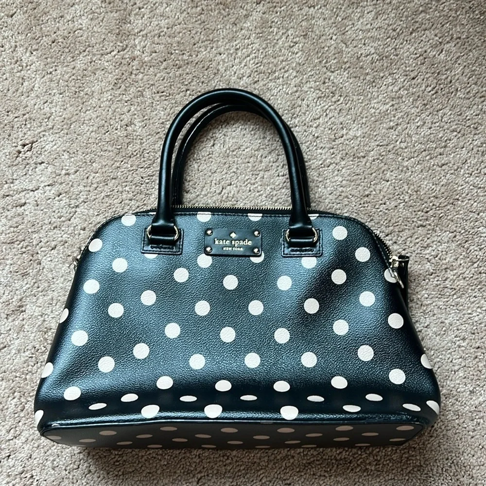 Kate Spade Polka Dot Leather Handbag