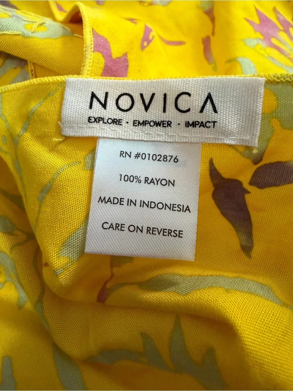 Novica stylish yellow