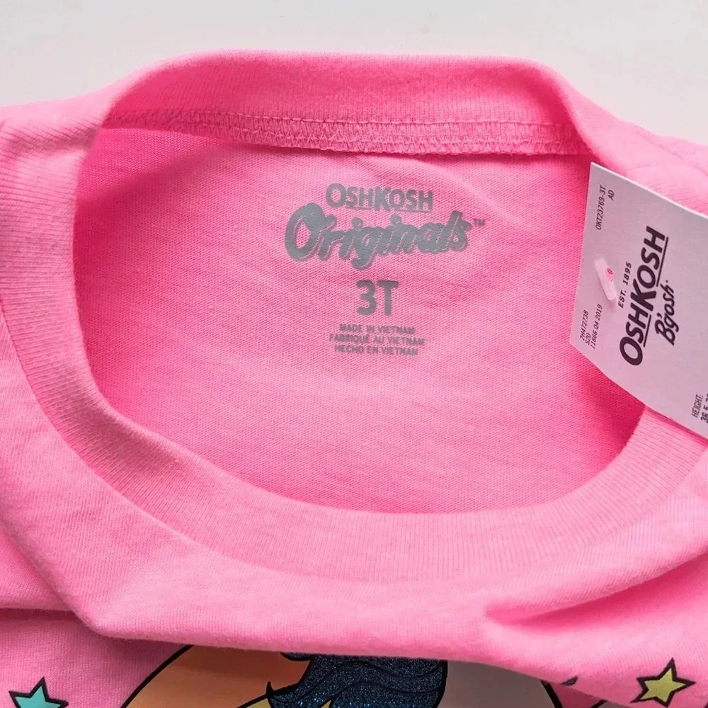 Girls Oshkosh Unicorn T-shirt Bundle