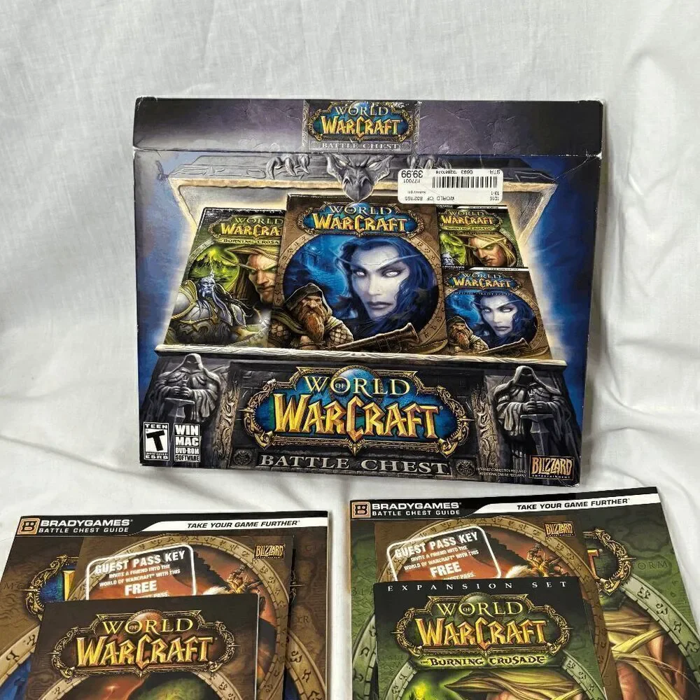 World of Warcraft Battle Chest (PC/Mac Computer Game) - See Pics‎ for Details