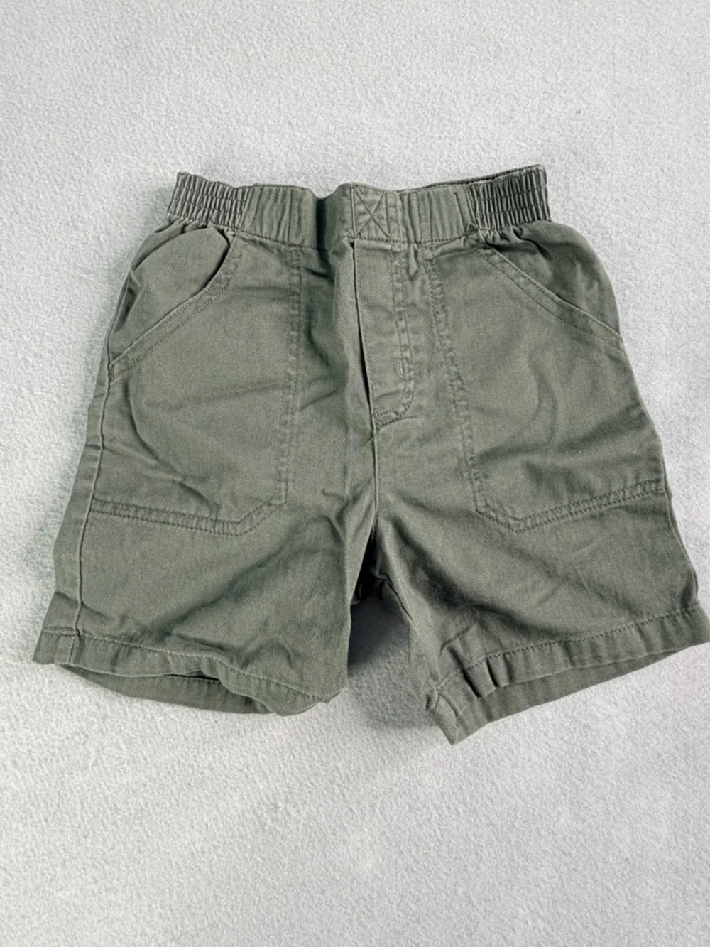 Okie Dokie Size 4 Lot (5) Blue Tan Denim Khaki Navy Athletic Running Bottoms New