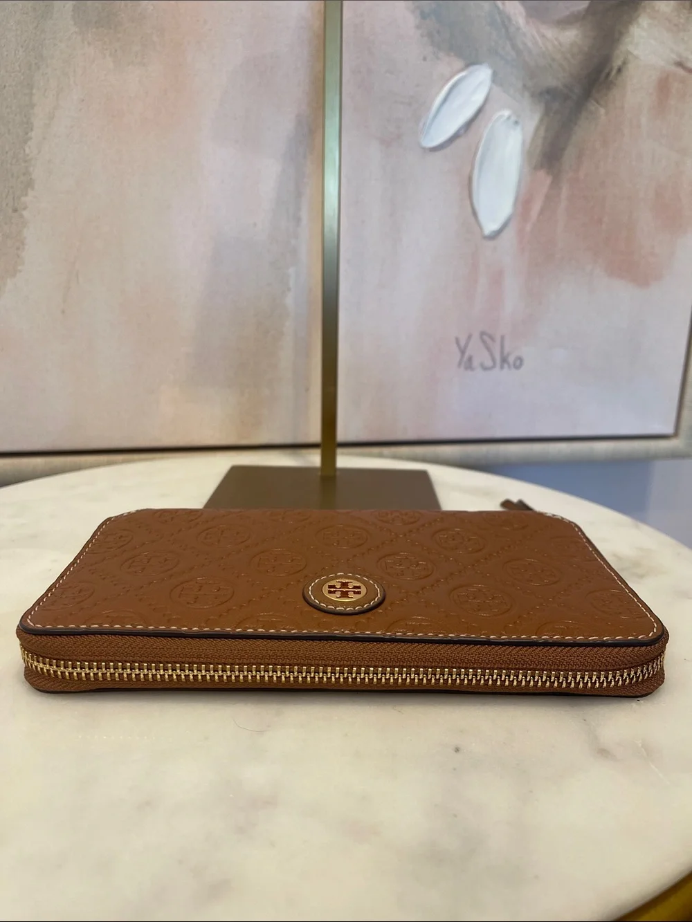 Tory Burch cognac leather