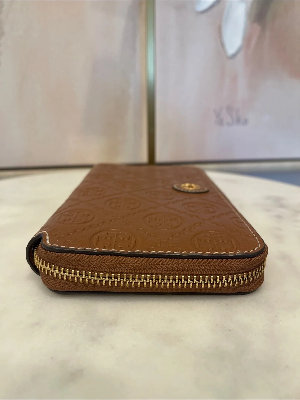 Tory Burch cognac leather