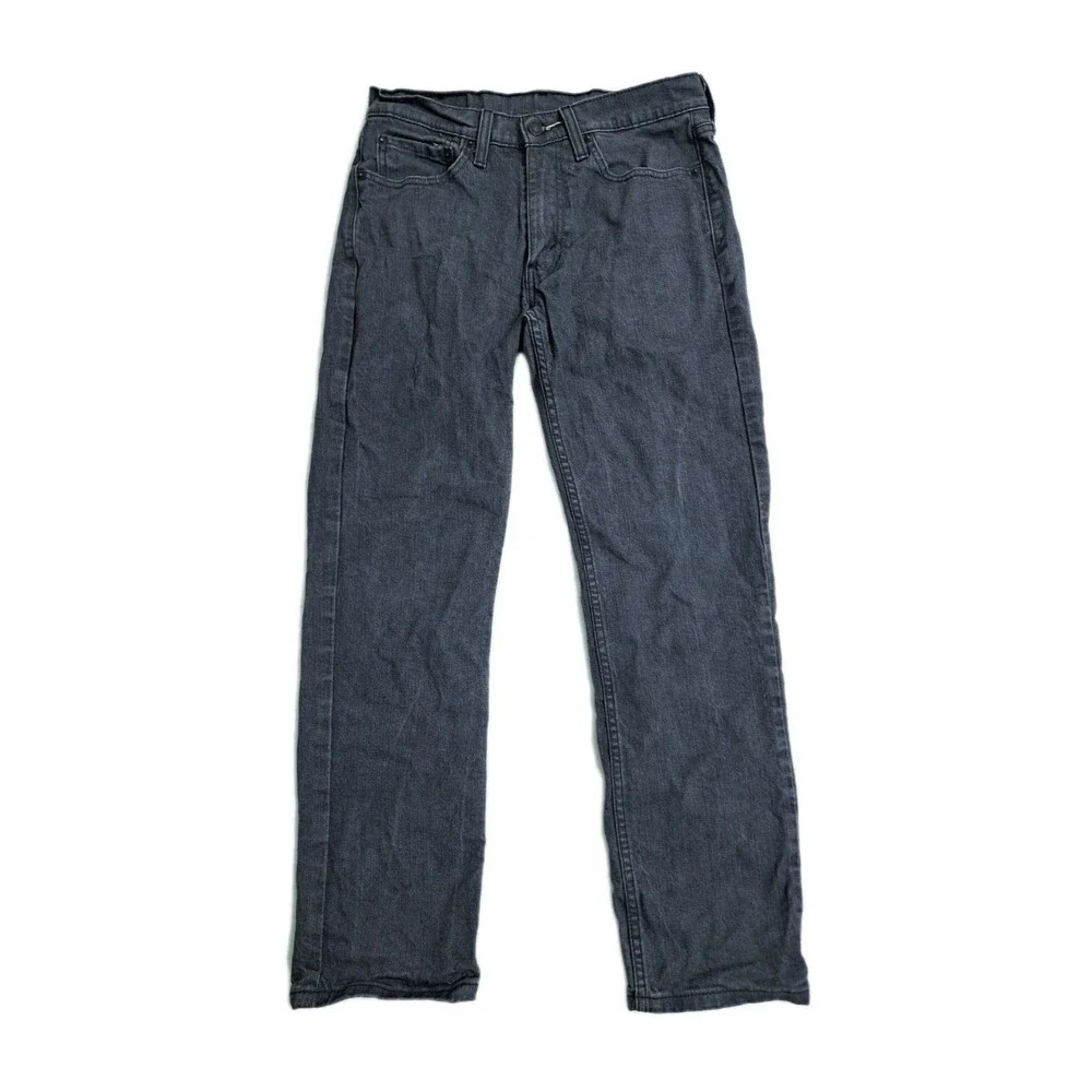 Levi’s 514 Men's 32x32 Straight Fit Jeans Denim Pants Gray