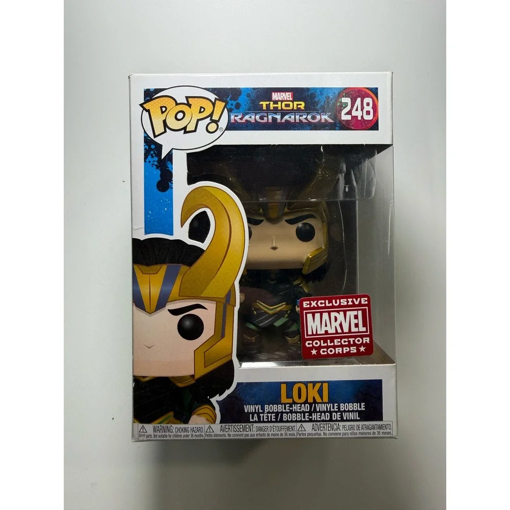 Funko Pop Marvel Thor Ragnarok Loki 248 Marvel Collector Corps Exclusive Vinyl