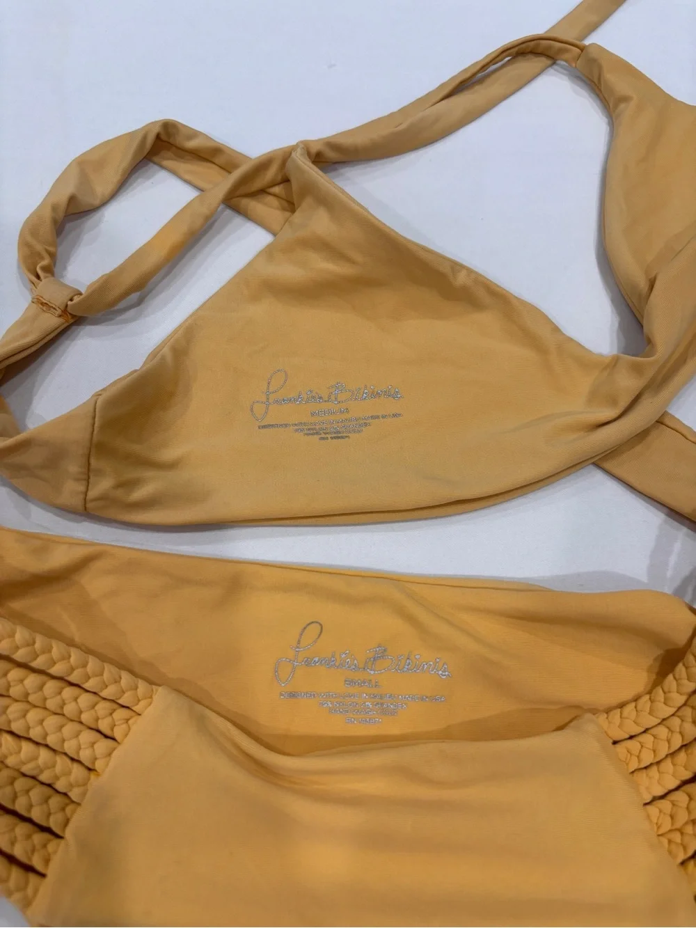 Frankies Bikinis orange bikini