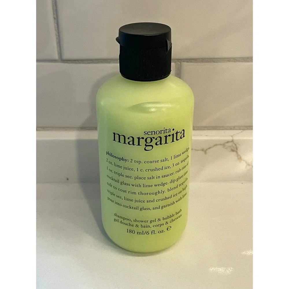 Philosophy Senorita Margarita Shampoo Shower Gel Bubble‎ Bath Soap 6 fl oz New