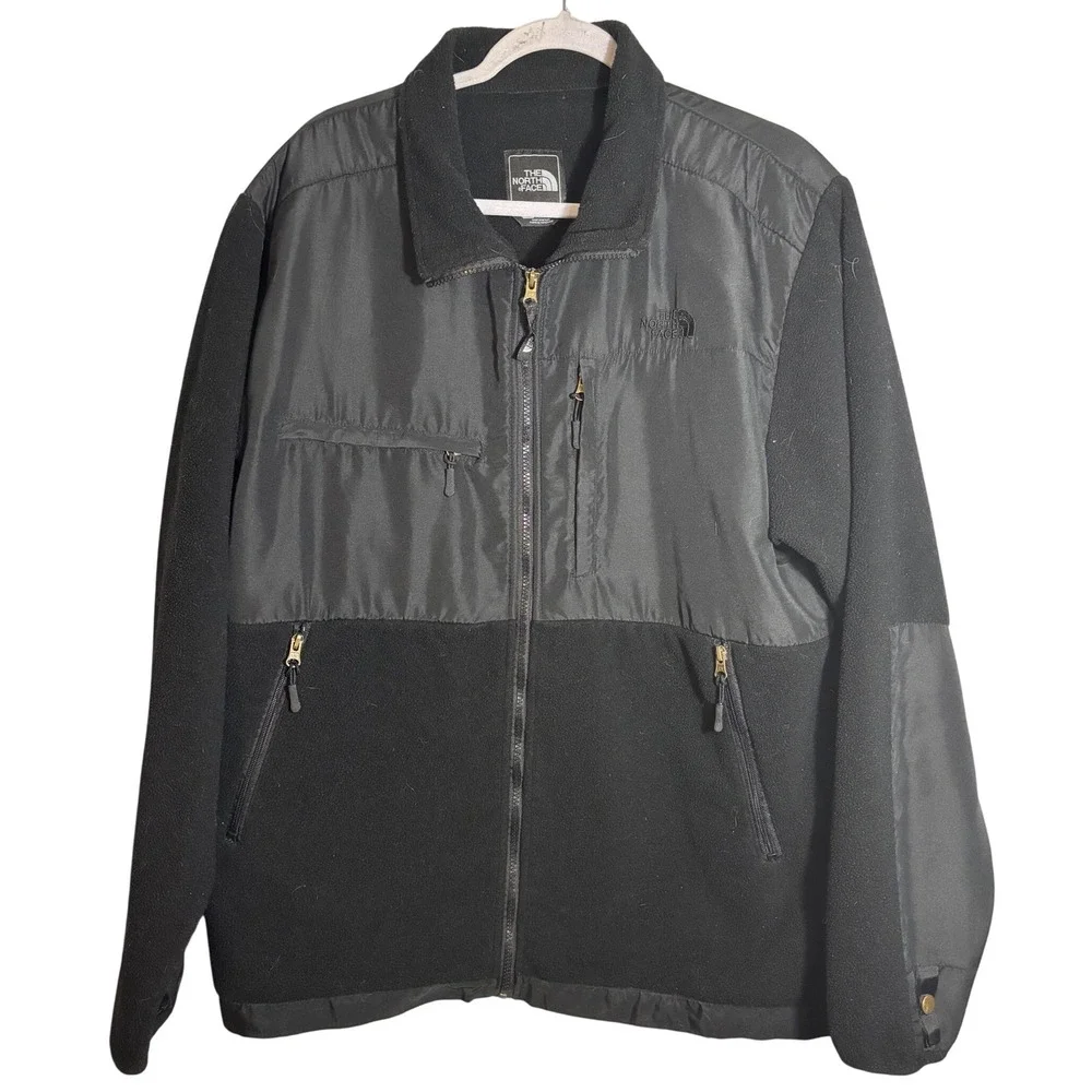 The North Face Denali Polartec Fleece Full Zip Jacket Black Men's‎ Size XL
