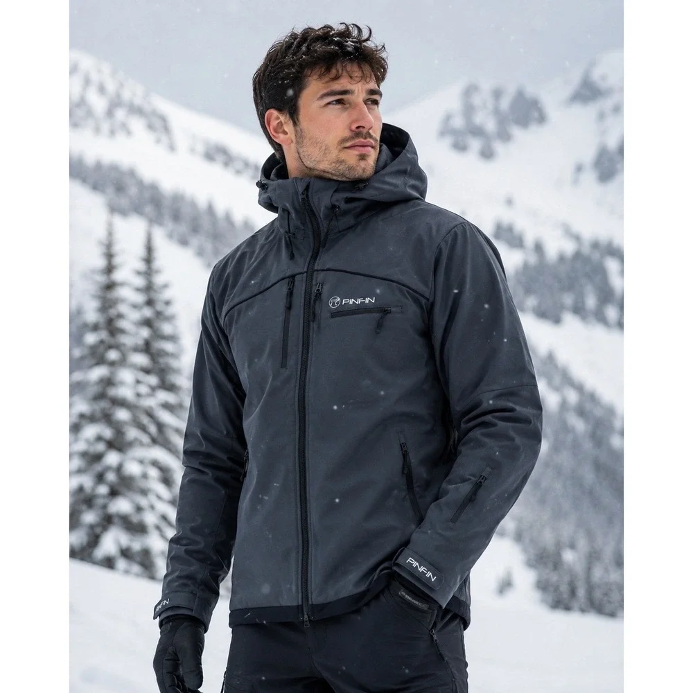 Men's Pin Fin Windbreaker Alpha Series Medium NWT $200 Retail - Designed in USA