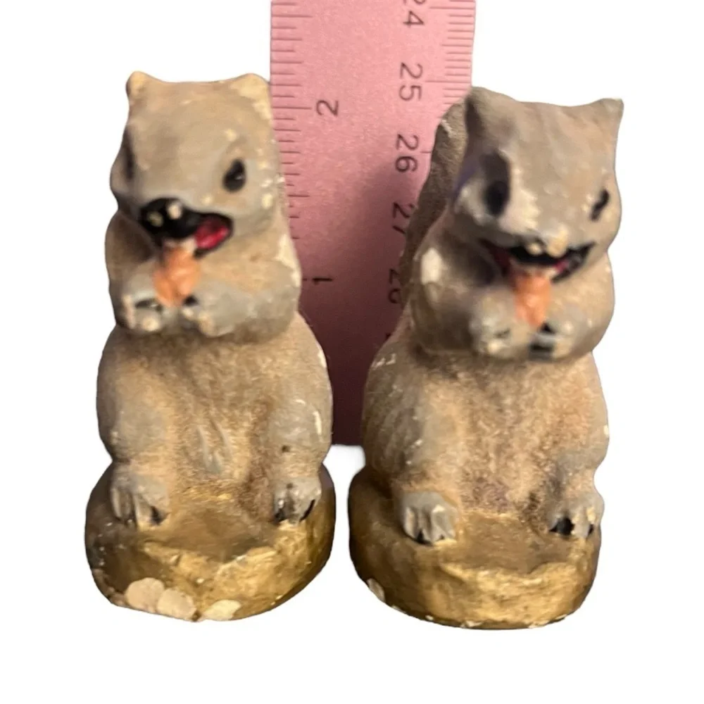Vintage painted chalkware