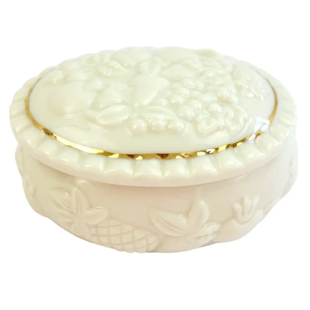 Vintage‎ Lenox Ceramic Handcrafted Trinket Box